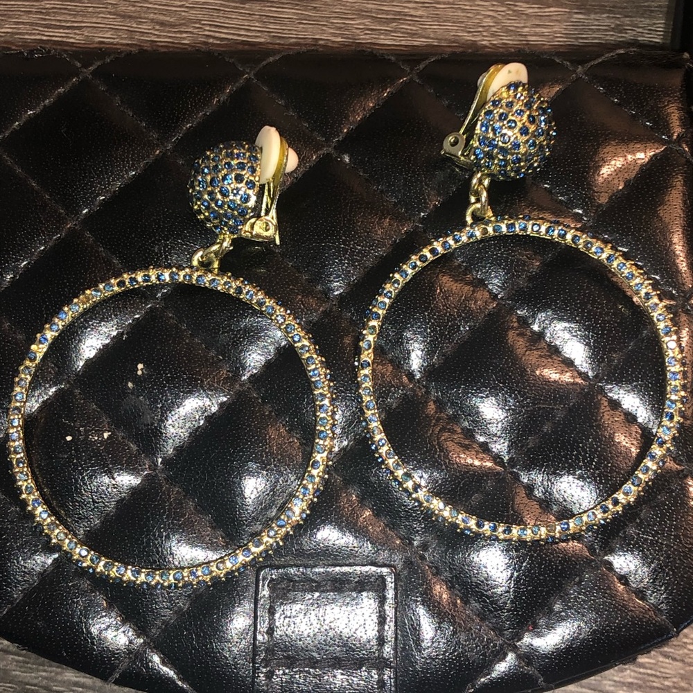 Clip on Emerald Lux Hoops